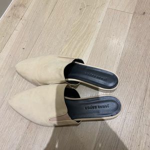 Jenni Kayne Tan suede Mules